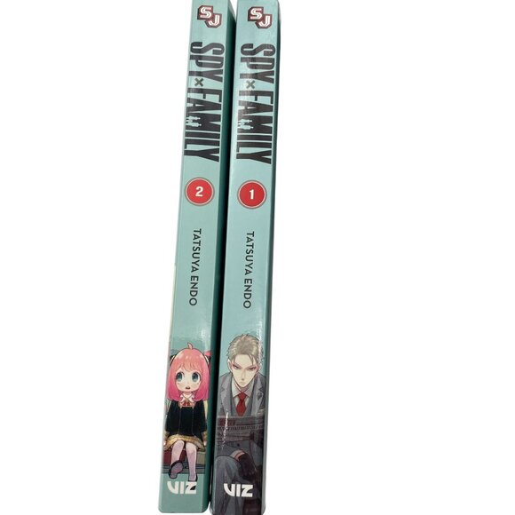 Spy X Family Manga Tatsuya Endo volumes 1 2 Viz graphic art book - Picture 6 of 6